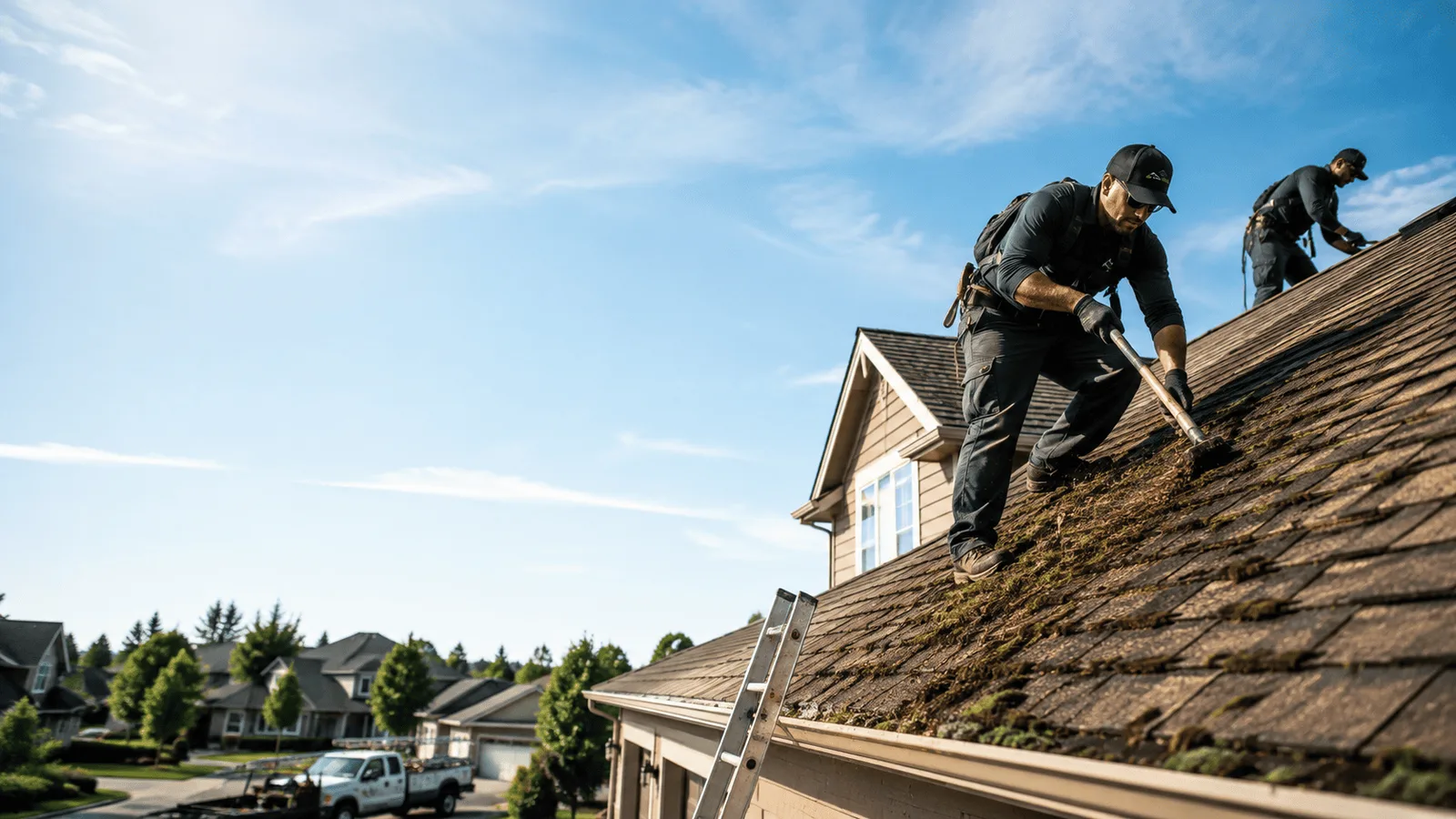 Roof Moss Removal in Wheeler, MI near me